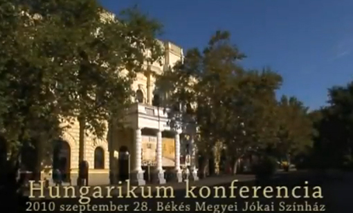 I.Hungarikum Konferenci&aacute;t,