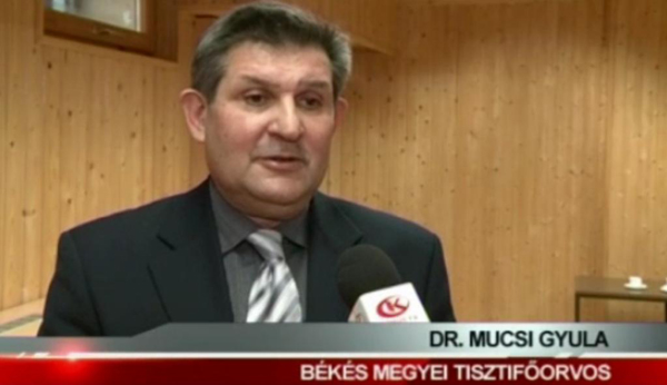Dr. Mucsi Gyula, megyei tiszti főorvos 